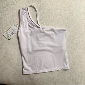 Halara one shoulder workout tank